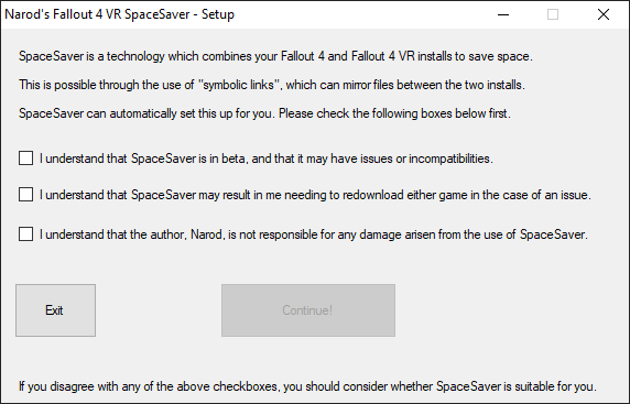 A screenshot of the utility from an older version.